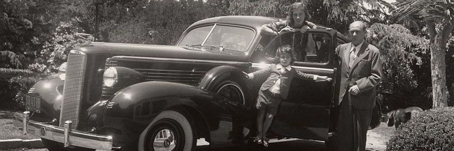 Arnold Schönberg mit Familie