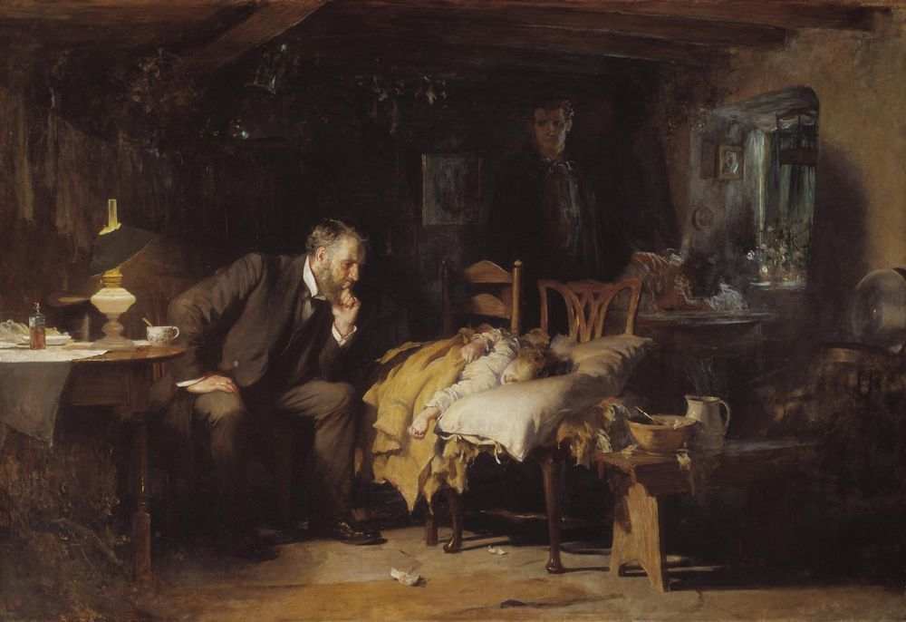 [Translate to Englisch:] ‘The Doctor’ – Luke Fildes (1891) © Tate, CC-BY-NC-ND 3.0