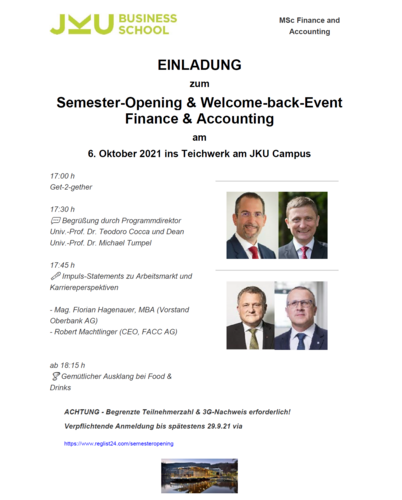 Finance and Accounting Invite