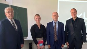 Professor Steinbichler, Johanna Langwieser, Professor Lang, Ass.Prof. Fischer