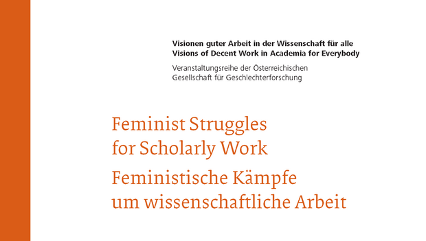 Invitation - Feminist Struggles for Scholarly Work