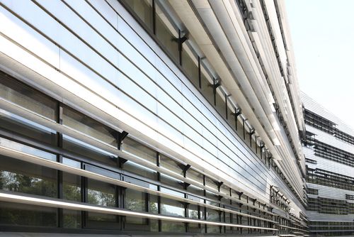 JKU Campus Science Park Fassade Detailansicht