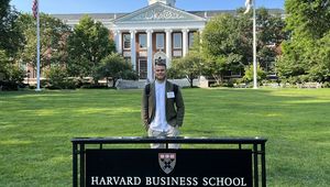 Johannes Winkler an der Harvard Business School