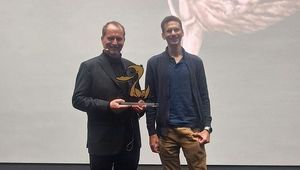 Award for Franz Fellner; photo credit: JKU