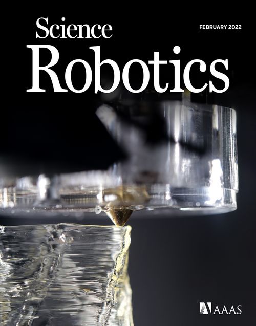 Cover Science Robotics February 2022