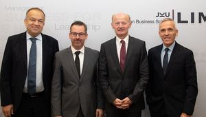 von links: Meinhard Lukas, Robert Breitenecker, Franz Gasselsberger, Gerhard Leitner; Credit: LIMAK