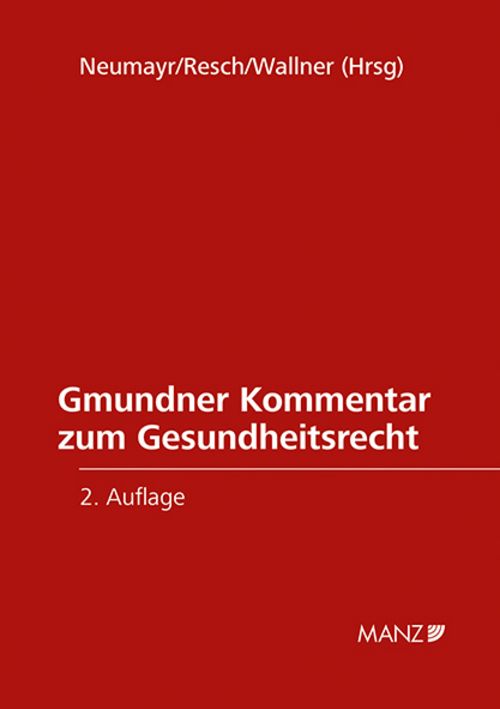 Cover des Gmundner Kommentars