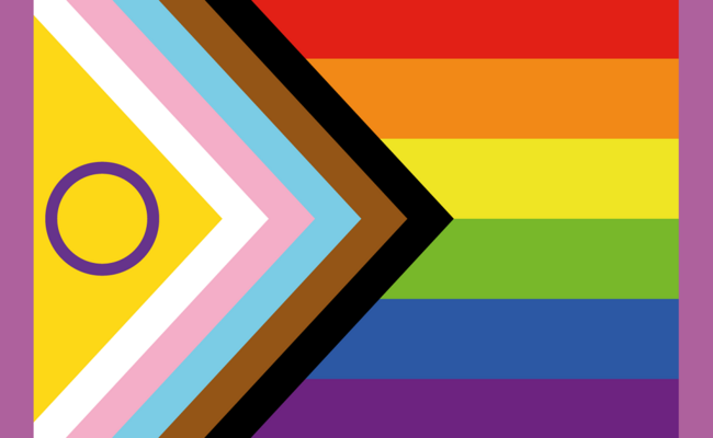 [Translate to Englisch:] Intersex inclusive progress pride flag
