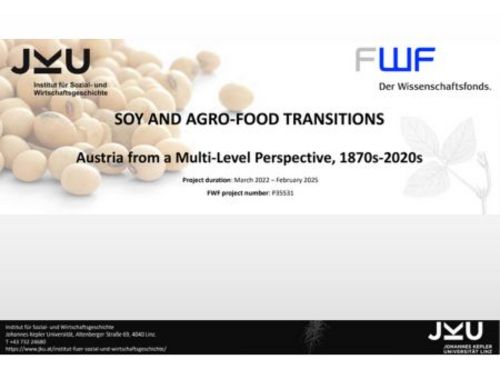 SOY AND AGRO-FOOD TRANSITIONS