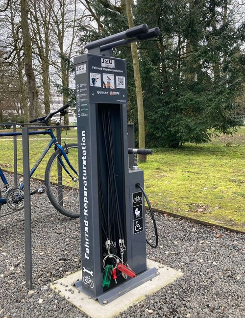 Fahrrad Service Station JKU Campus Linz