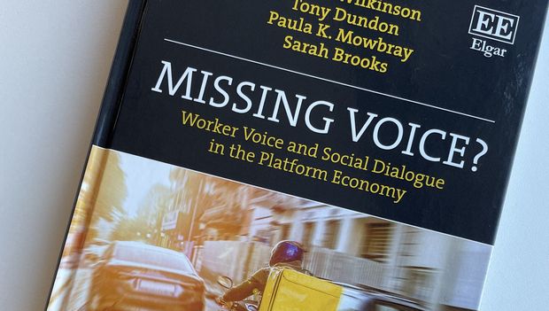 Buchcover: Missing Voice? Worker Voice and Social Dialogue in the Platform Economy