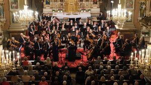 Gruppenbild des UNIO während des Konzerts in der Basilika Maria Puchheim