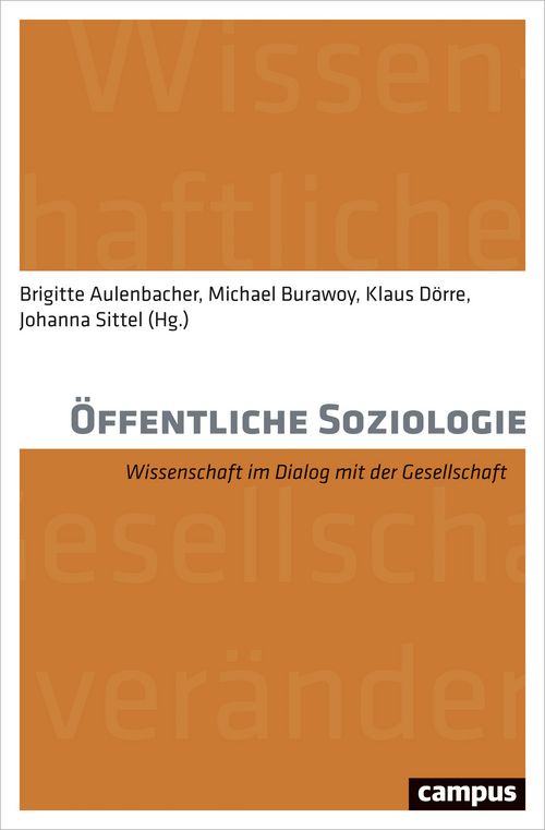 Buchcover Öffentliche Soziologie