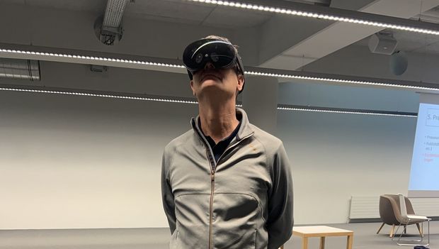 Andreas Straube mit VR Brille