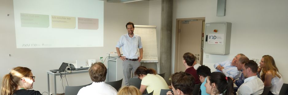 Dr. Erik Hansen bei Vortrag für das Future Lab der Quality Austria