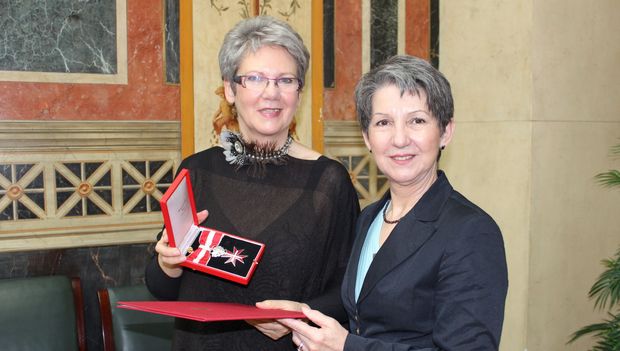 Em.O.Univ.-Prof.in Ursula Floßmann, Präsidentin des Nationalrats Mag.a Barbara Prammer