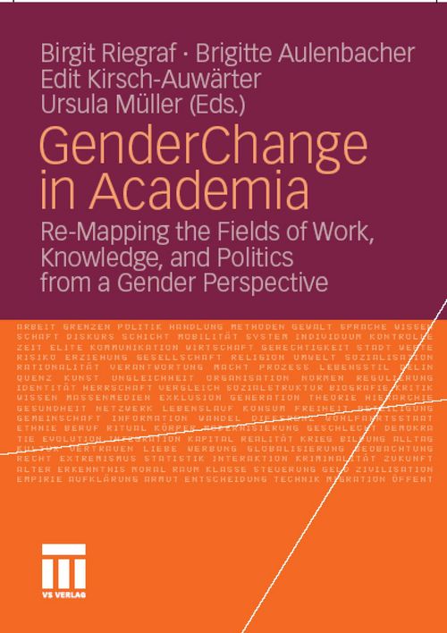 Buchcover Gender Change in Academia