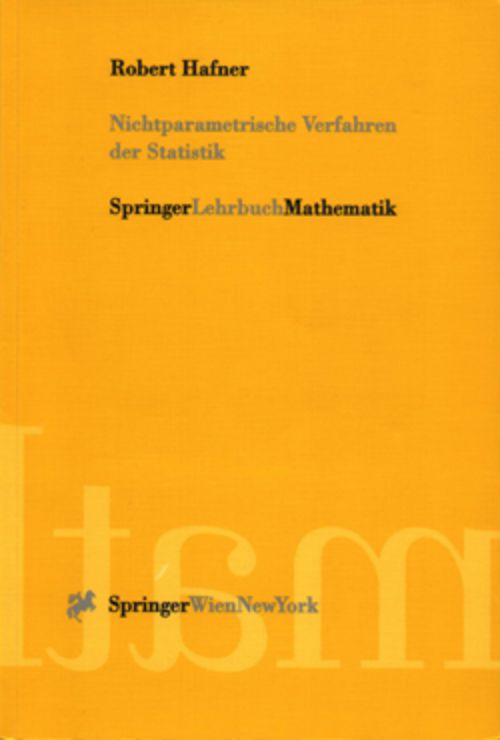 Diese Bild zeigt das Cover des Buches Nichtparametrische Verfahren der Statistik