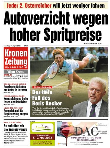 Cover Kronen Zeitung 