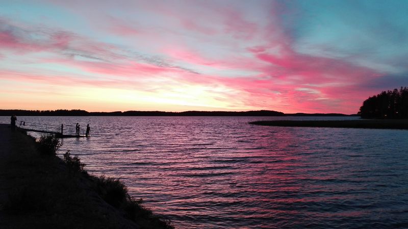 "Abendrot" (Lake Saima, Finnland)