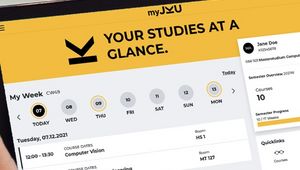 The new student app "myJKU'"