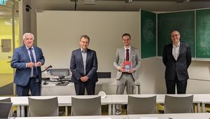 Prof. Steinbichler, Prof. Wallner, DI Mayr, Prof. Fischer