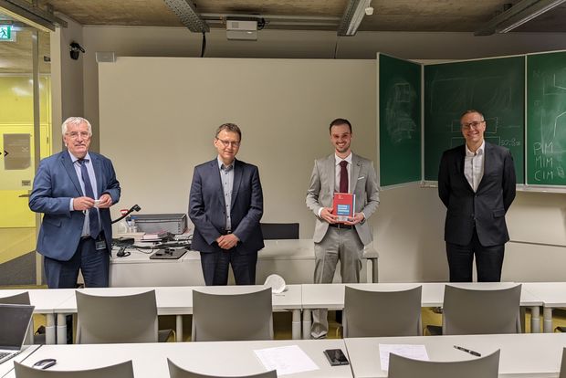 Prof. Steinbichler, Prof. Wallner, DI Mayr, Prof. Fischer