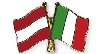 Austrian and Italian Flags