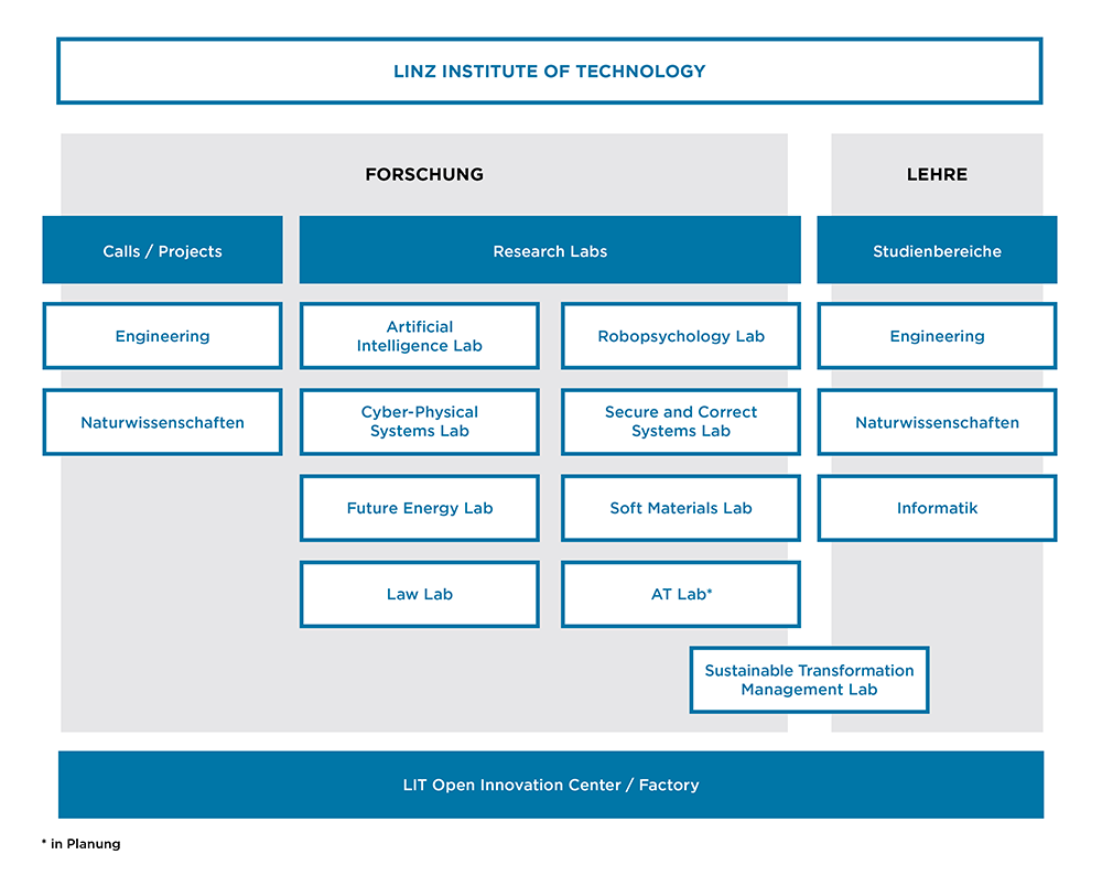 Organisationsstruktur Linz Institute of Technology