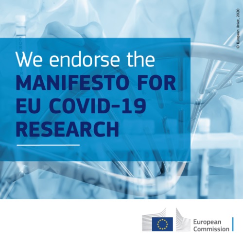 EU-Manifesto Covid-19 Logo; Credit: EU.