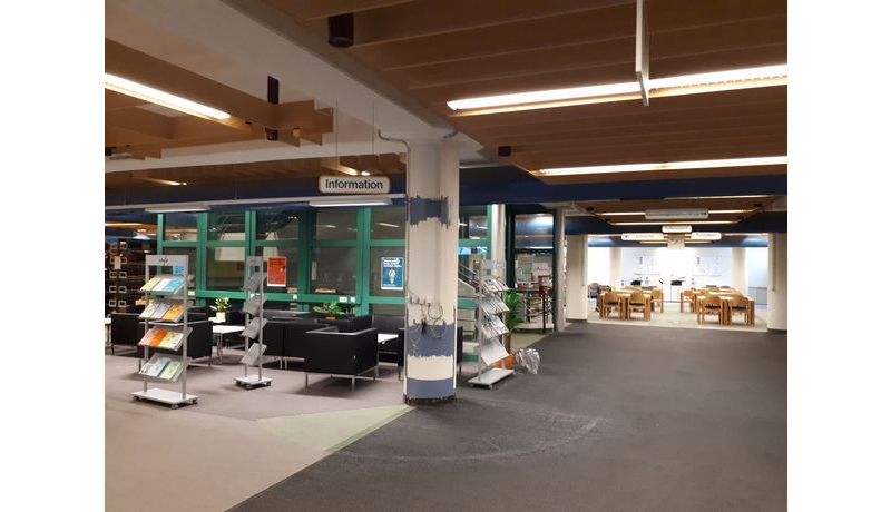 Umbau Bibliothek innen Juli/August 2018
