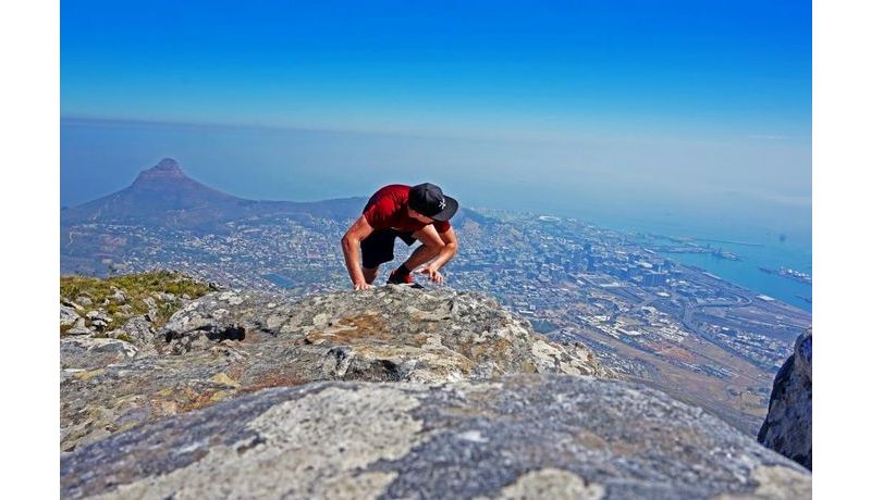 "Higher than ever before" (Devils's Peak, Kapstadt, Südafrika)