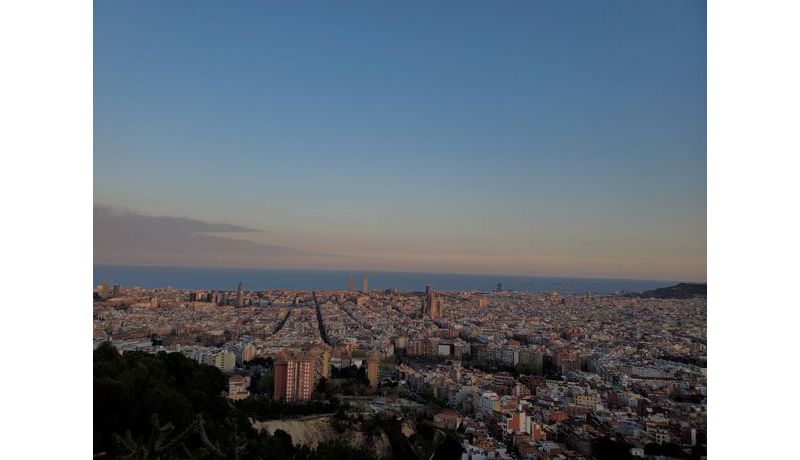 Barcelona von oben (Barcelona, Spanien)