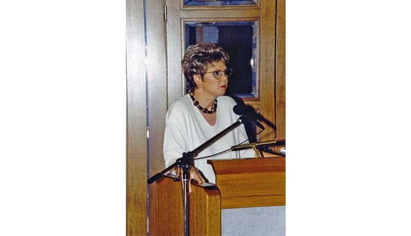 Ursula Floßmann - Leiterin der Koordinationsstelle 1993-1996 (Archiv JKU)