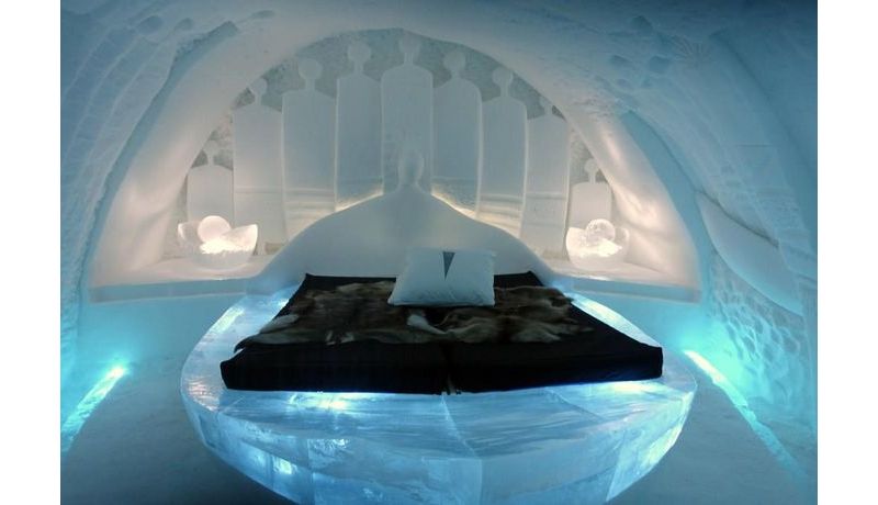 "Welcome in Ice Hotel" (Jukkasjärvi, Schweden)
