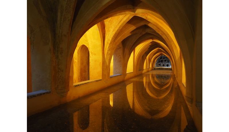 "Ein Bad für Könige" (Real Alcázar, Sevilla, Spanien), 1. Preis Work Abroad Photo Contest