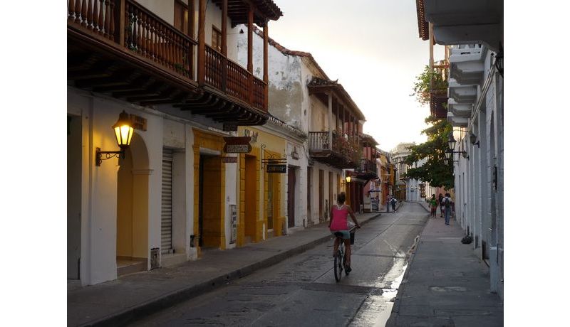 "Altstadt in Cartagena" (Cartagena, Kolumbien)

