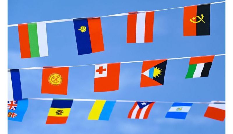 Flags at the IWC Open House