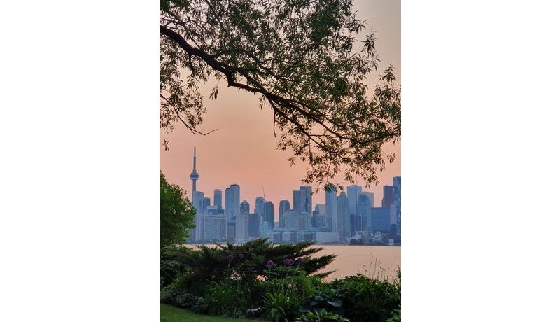 Sonnenuntergang von Toronto Island (Toronto Island, Kanada)
