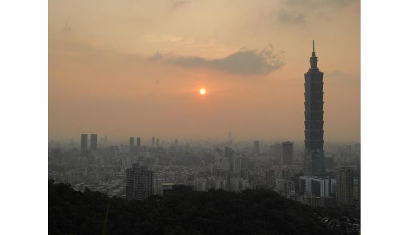 "Sunset in Taipei" (Taiwan)
