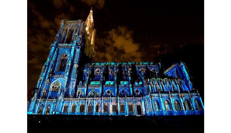 "Cathedral of Lights" (Strasbourg, France)
