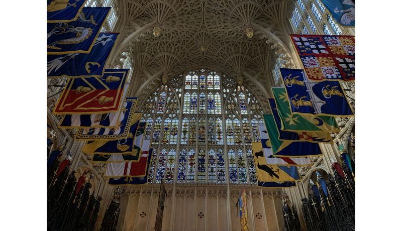 The Hall of Banners (Westminster Abbey, London, Großbritannien)
