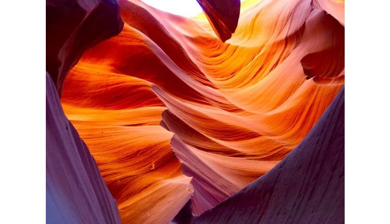 "Finding a heart shape in the dream-like Antelope Canyon leaves you speechless" (Arizona, USA)
